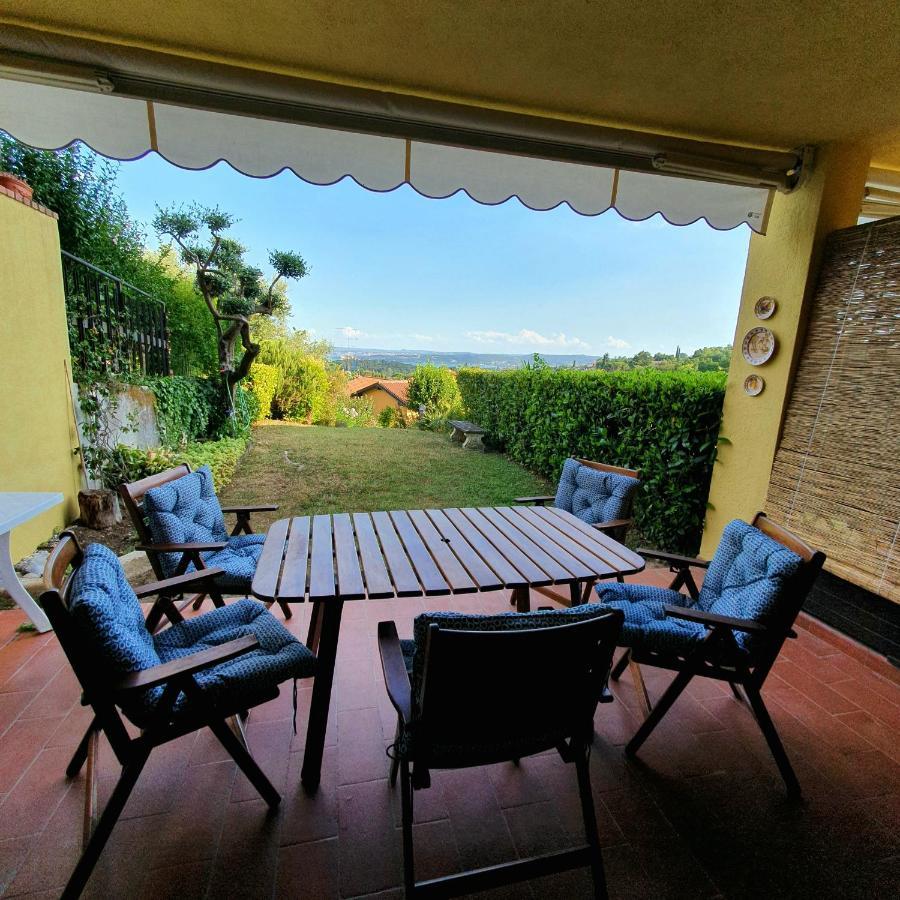 Appartamento Stropea Con Giardino Privato E Piscina Soiano Del Lago Luaran gambar